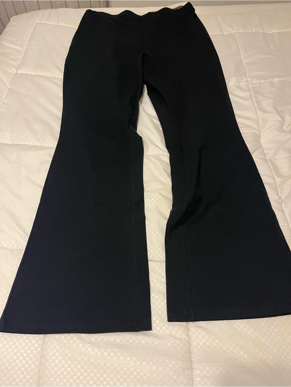 Women with Control Black Boot Cut Flare Pants